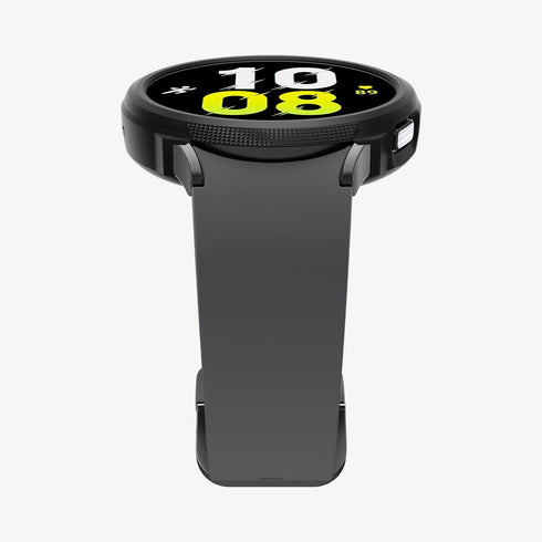 ACS06394 - Galaxy Watch 6 Classic (47mm) Case Liquid Air in matte black showing the front